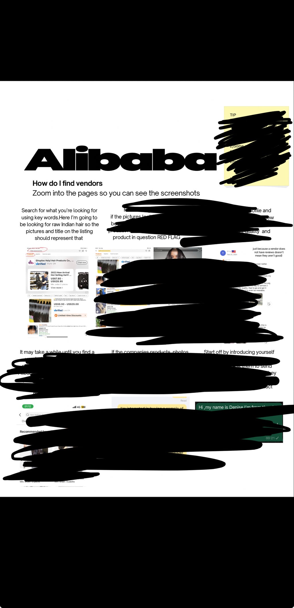 CURLY VIET vendor (NOT A LIST)