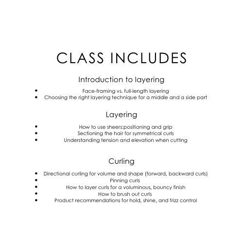 1:1 LAYERING AND STYLING CLASS
